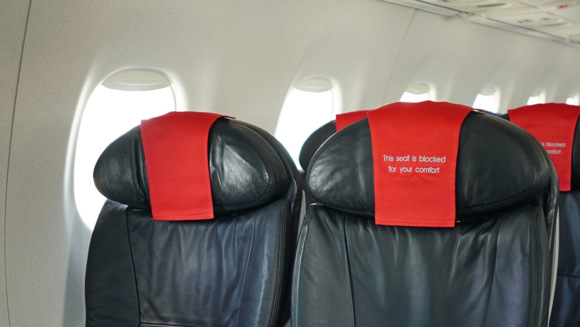 Embraer business class interior.